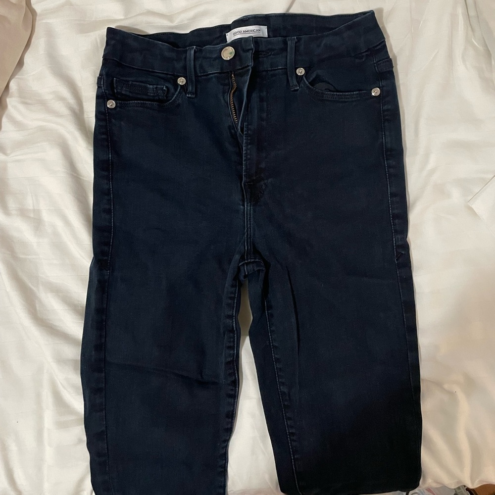 Good American Black Skinny Jeans